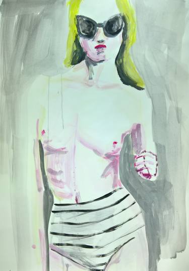 Original Figurative Nude Paintings by Anna Eckert