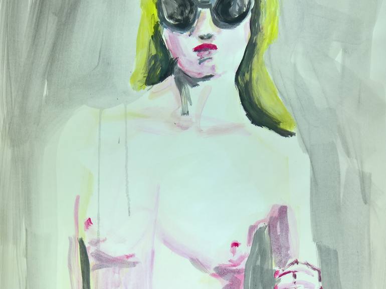 Original Nude Painting by Anna Eckert