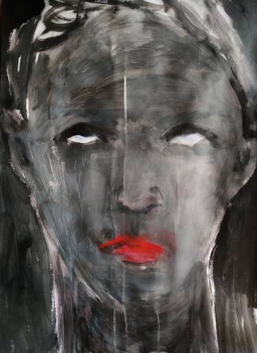 Original Expressionism Portrait Paintings by Anna Eckert