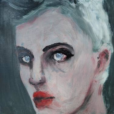 Original Expressionism Portrait Paintings by Anna Eckert