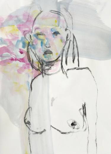 Original Nude Drawings by Anna Eckert