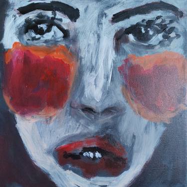 Original Expressionism Portrait Paintings by Anna Eckert