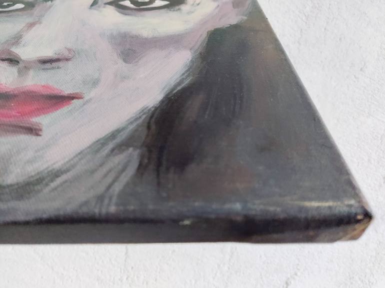 Original Expressionism Portrait Painting by Anna Eckert