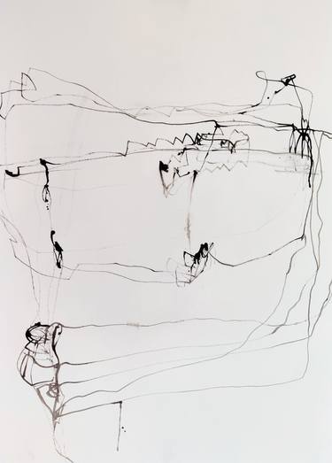 Original Figurative Abstract Drawings by Anna Eckert