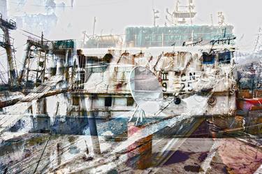 Print of Abstract Expressionism Boat Photography by Jean-luc Bohin