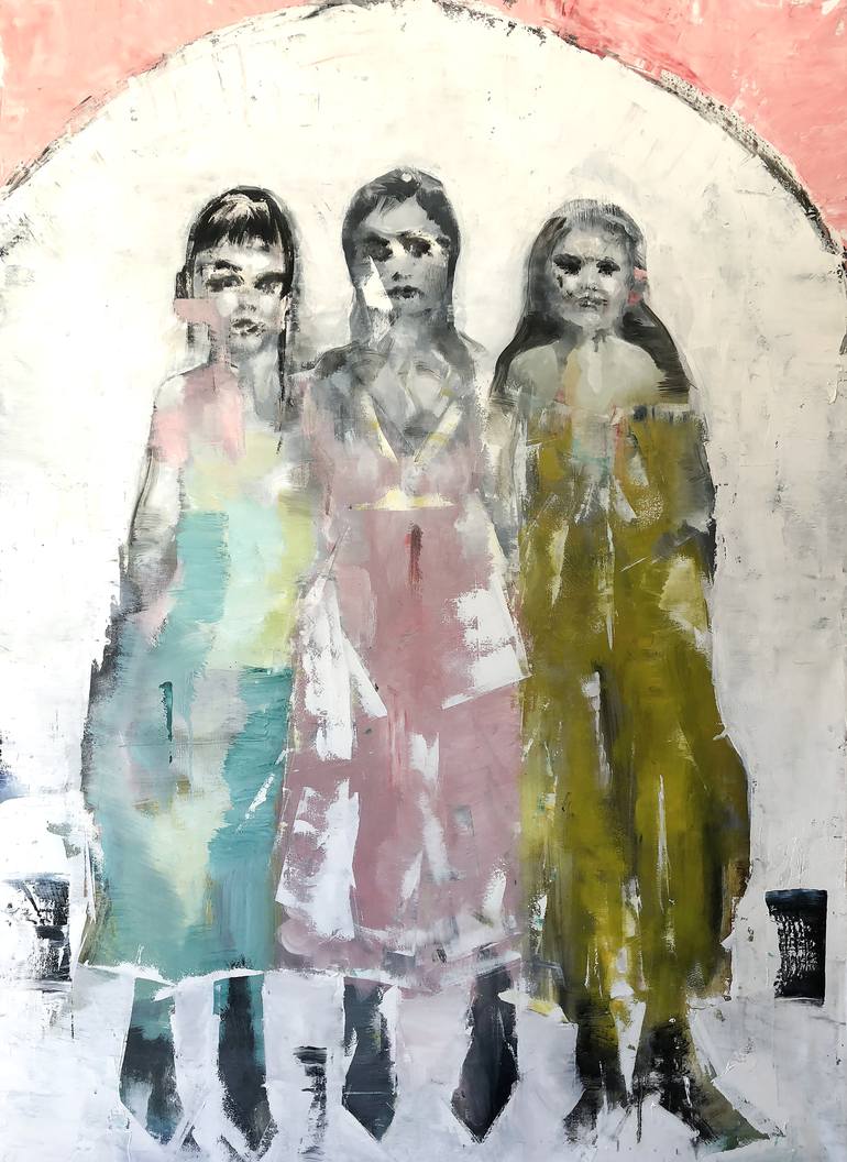 Print of Abstract Expressionism Women Paintings by Gary Markowitz