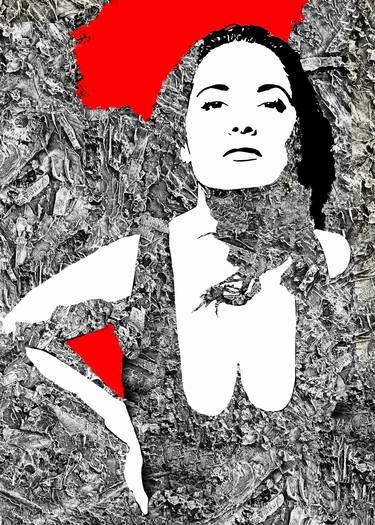 Original Women Mixed Media by Oliver Fauser