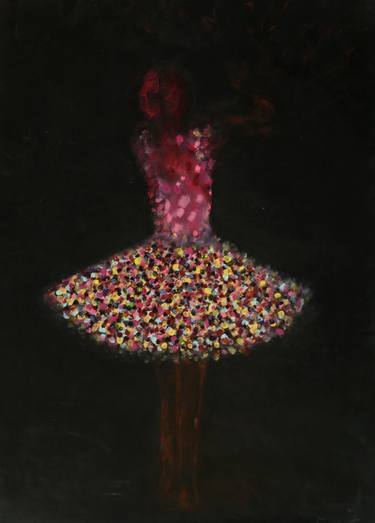 Original Abstract Women Painting by Alina Cristina Frent