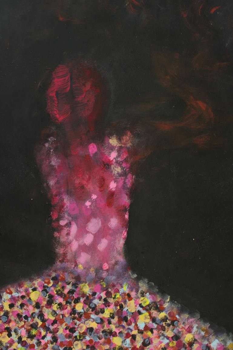 Original Abstract Women Painting by Alina Cristina Frent