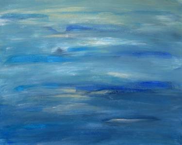 Original Abstract Seascape Paintings by Alina Cristina Frent