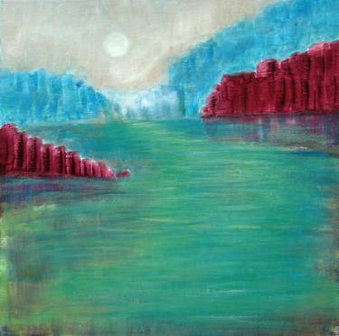 Original Abstract Landscape Paintings by Alina Cristina Frent