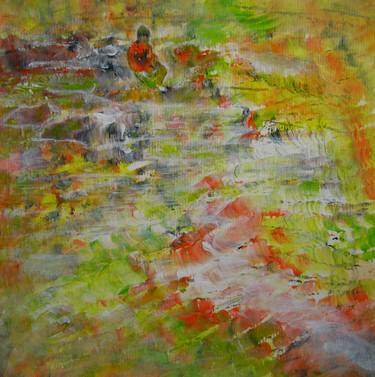 Original Abstract Landscape Paintings by Alina Cristina Frent