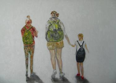 Original Figurative Children Paintings by Alina Cristina Frent