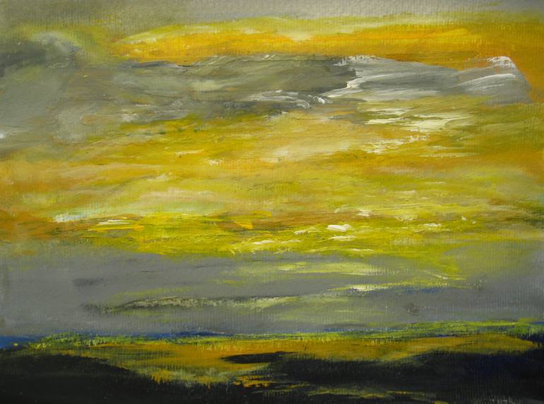 Print of Abstract Landscape Paintings by Alina Cristina Frent