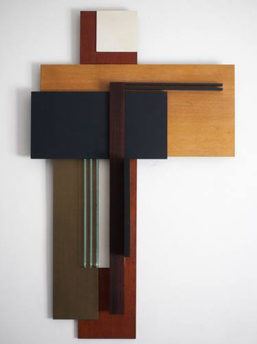 Original Art Deco Geometric Sculpture by Jason Blackmore