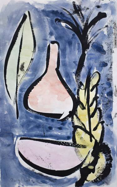 Print of Abstract Expressionism Still Life Paintings by Catalina Codreanu