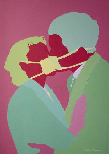 Print of Pop Art Love Paintings by Catalina Codreanu