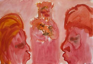 Print of Expressionism Love Paintings by Catalina Codreanu