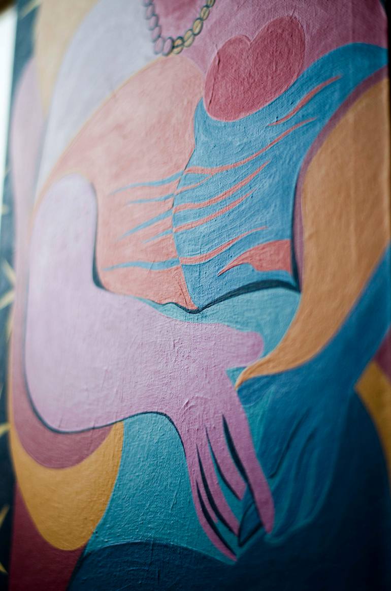 Original Figurative Love Painting by Catalina Codreanu