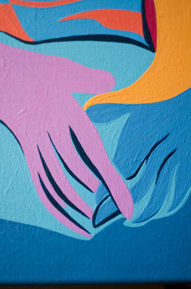 Original Figurative Love Painting by Catalina Codreanu