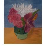 Vincent's vase with flowers by Mariano Benavente