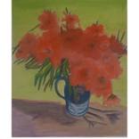 Vincent's vase with orange bouquet by Mariano Benavente