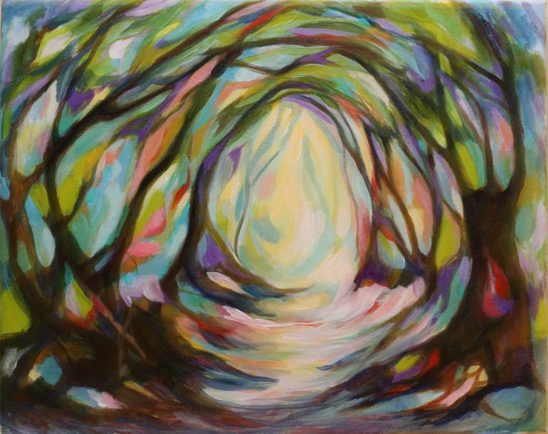 Spring Portal Painting by Charlotte Wrenn | Saatchi Art