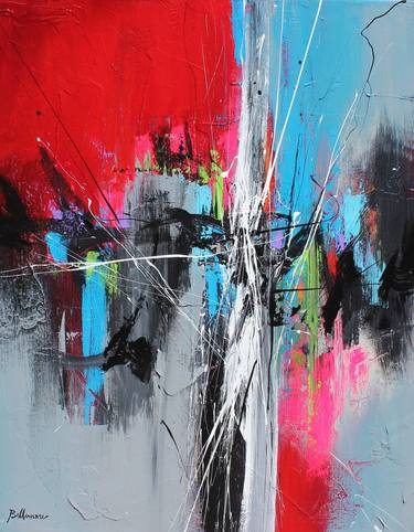 Original Abstract Paintings by Pierre Bellemare