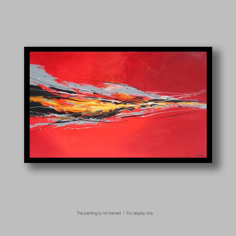 Original Abstract Painting by Pierre Bellemare