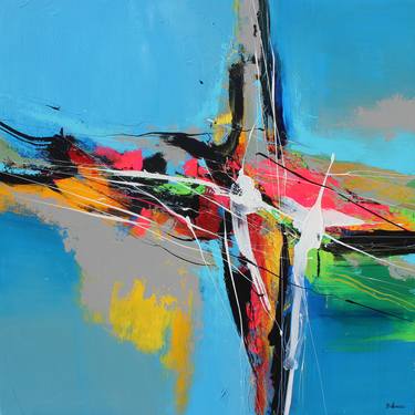 Original Abstract Paintings by Pierre Bellemare