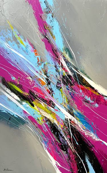 Original Abstract Paintings by Pierre Bellemare