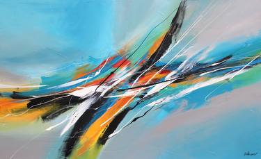 Original Abstract Paintings by Pierre Bellemare