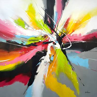 Original Abstract Paintings by Pierre Bellemare