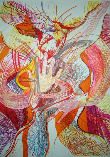 Original Expressionism Love Drawings by Susanna Cardelli