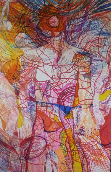 Original Expressionism People Drawings by Susanna Cardelli