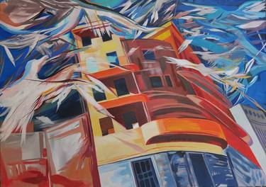 Original Expressionism Architecture Paintings by Susanna Cardelli
