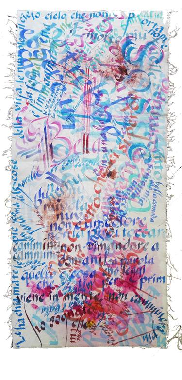 Original Abstract Calligraphy Paintings by Susanna Cardelli