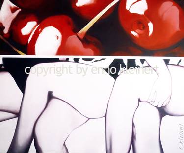 Original Pop Art Erotic Paintings by Enno Kleinert paintings