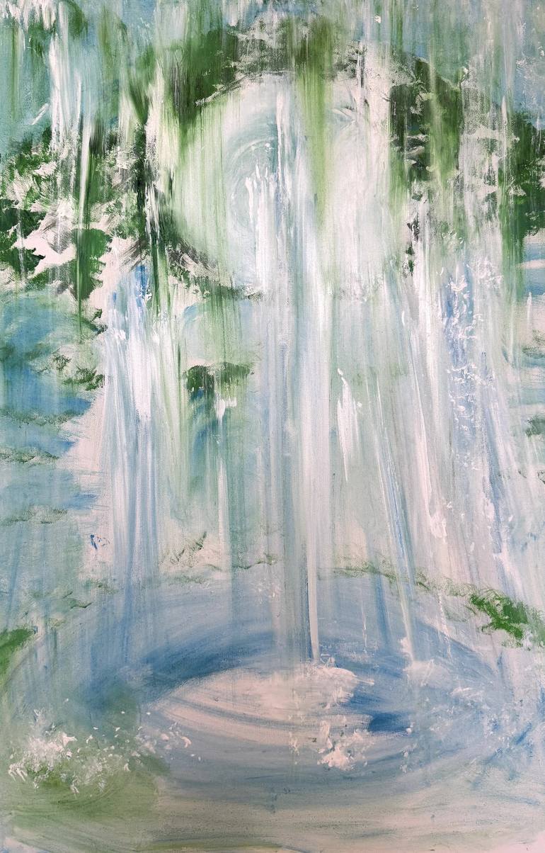 Original Modernism Water Painting by Susan Anne Russell