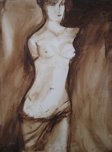 Print of Expressionism Erotic Paintings by Susan Anne Russell