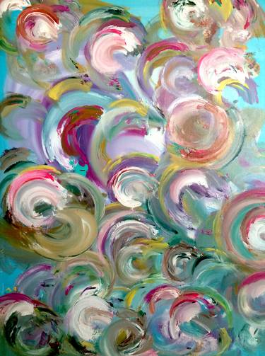 Original Abstract Water Paintings by Susan Anne Russell