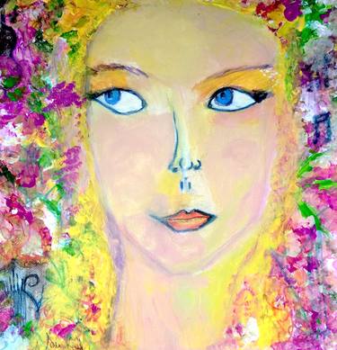 Original Pop Art Portrait Paintings by Susan Anne Russell