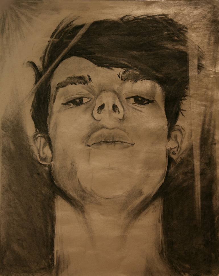 Self portrait 2 Drawing by josh patterson | Saatchi Art