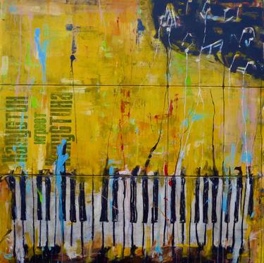 Original Abstract Music Paintings by Ralf Hinzmann