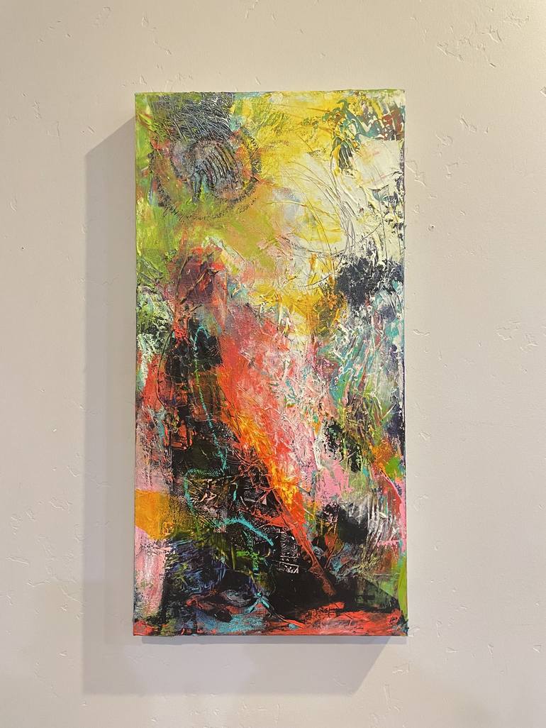 Original Abstract Expressionism Abstract Painting by Niki Sands