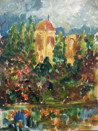 Original Impressionism Landscape Painting by Vanessa Teperson