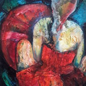 Collection The appearance of a red moon