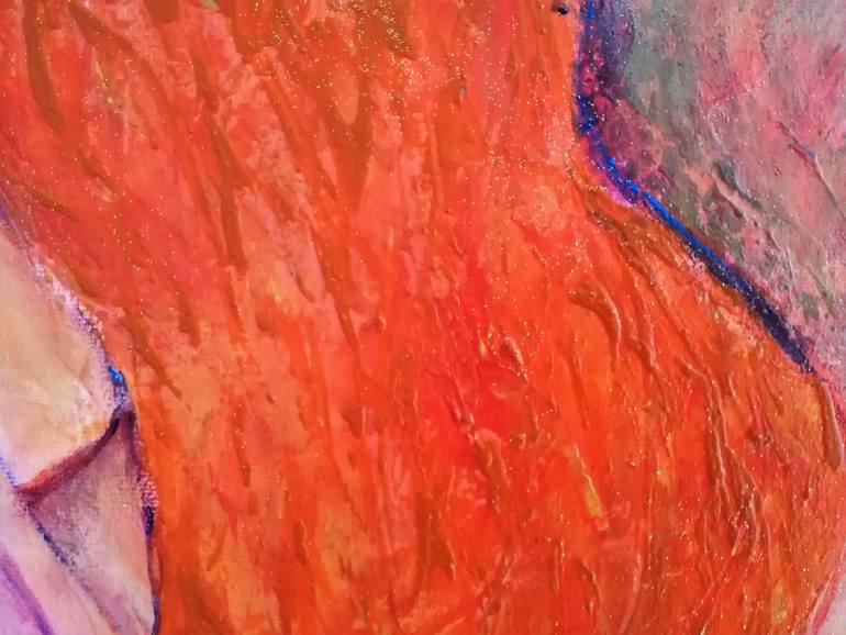 Original Figurative Women Painting by Renate Van Nijen