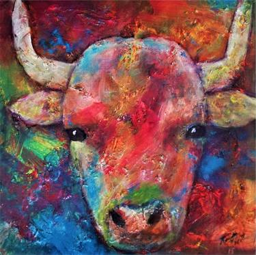 Bull face - Renate van Nijen thumb