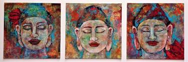 Buddha triptich - Renate van Nijen thumb